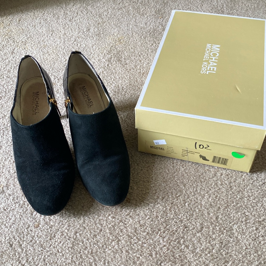 Michael Kors Suede Ankle Boots Size 8